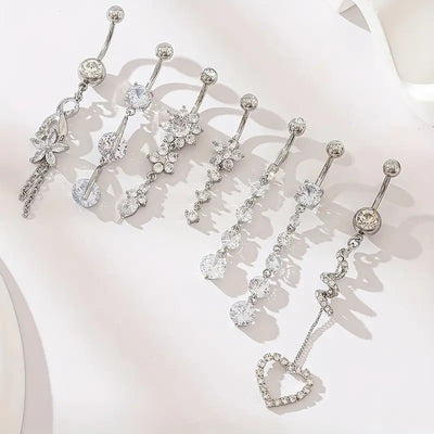 Piercing Ombligo con Dije de Borlas - Joya Femenina Elegante - Image 17