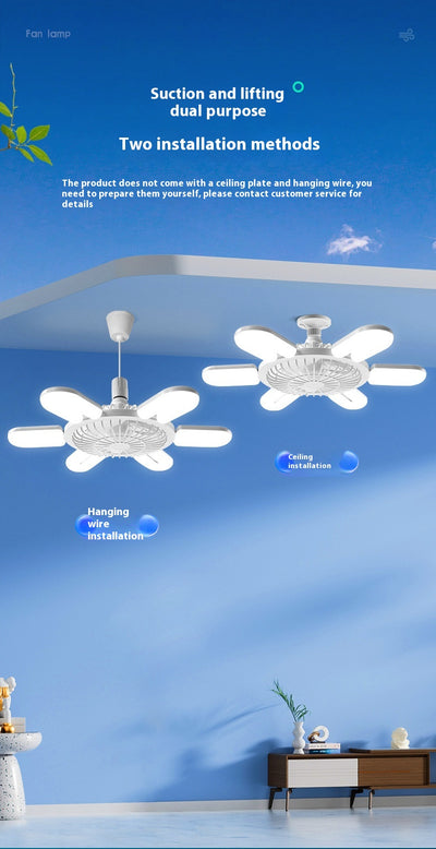 Lámpara Ventilador Inteligente E27 con Control Remoto para Sala y Recámara - Image 32