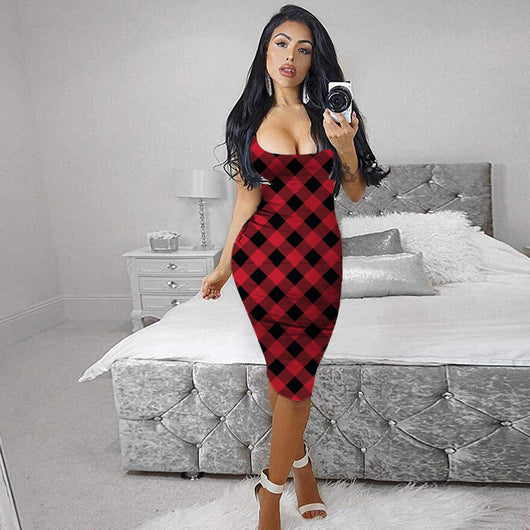 Vestido Largo Elástico Ajustado sin Espalda con Tirantes para Dama - Image 11