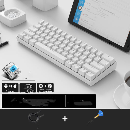 Teclado Mecánico Inalámbrico Dual Mode Bluetooth y Cable con Estuche - Image 20