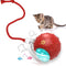 Juguete Interactivo para Gatos con Sensor de Movimiento y Sonidos - Rojo