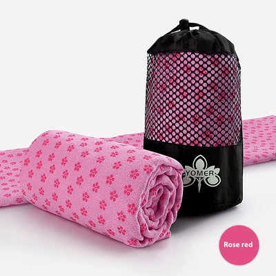 Toalla Antideslizante Absorbente de Yoga con Partículas de Agarre - Image 10