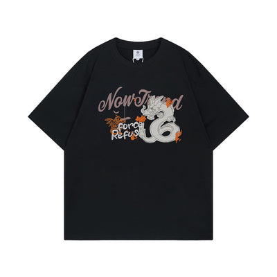 Camiseta Hombre Manga Corta con Parche Dragón - Image 5