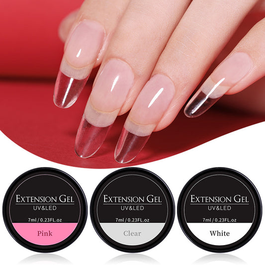 Adhesivo UV Removible para Uñas Postizas - 3 Colores