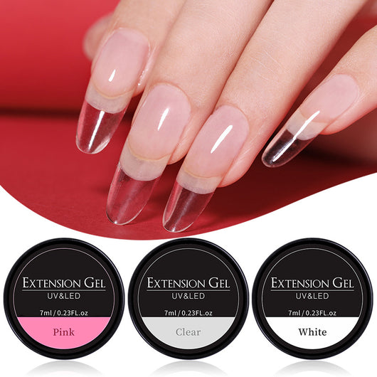 Adhesivo UV Removible para Uñas Postizas - 3 Colores