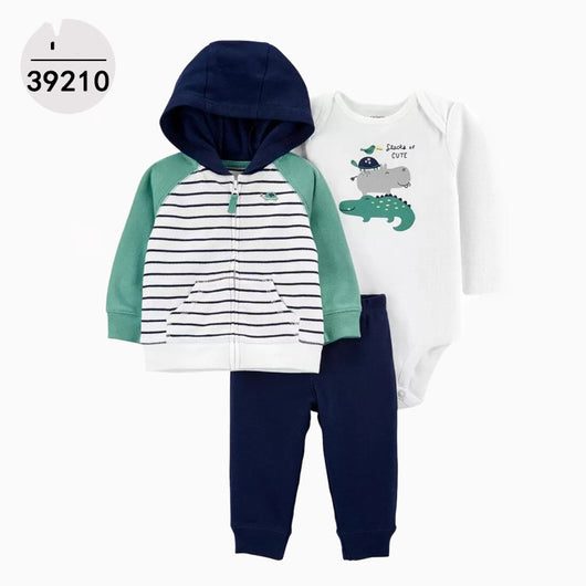 Conjunto Infantil 3 Piezas: Sudadera con Capucha, Manga Larga y Pantalón - Image 38