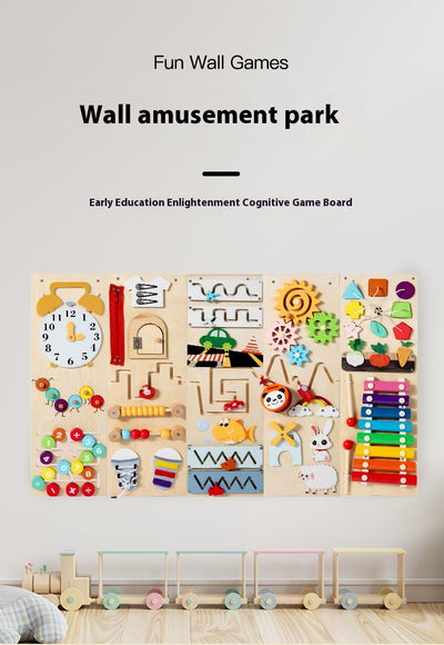 Tablero Interactivo de Pared para Aprendizaje Temprano - Juego Educativo Multifuncional - Image 16