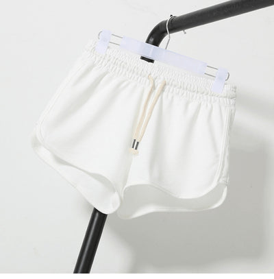 Pantalones Cortos Cintura Alta Pierna Ancha Casual - Image 9