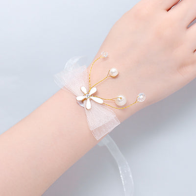 Pulsera de Flores Infantil Estilo Coreano - Novia Bella para Niñas - Image 2