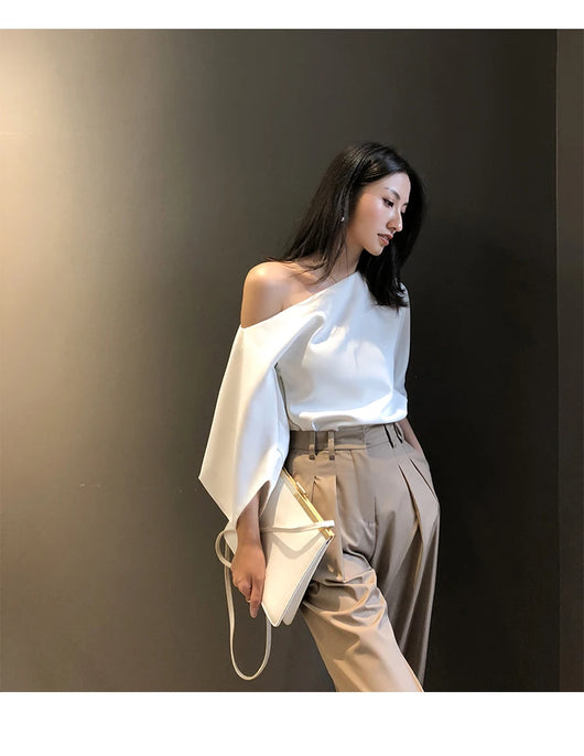 Blusa sin tirantes con hombros al descubierto - Image 10