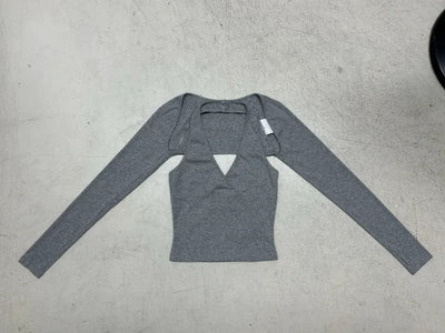 Camiseta Halter Ajustable con Manga Larga y Cintura Marcada - Image 13