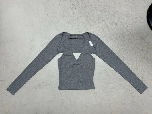 Camiseta Halter Ajustable con Manga Larga y Cintura Marcada - Image 13