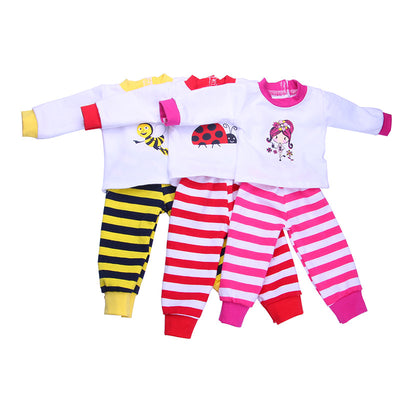 Muñeca Infantil con Traje de Rayas Coloridas - Image 12