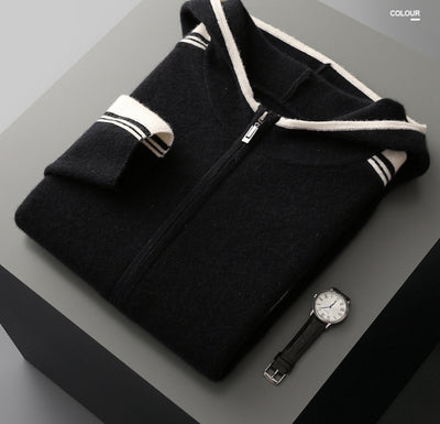 Cardigan Deportivo con Capucha y Combinación de Colores - Image 6