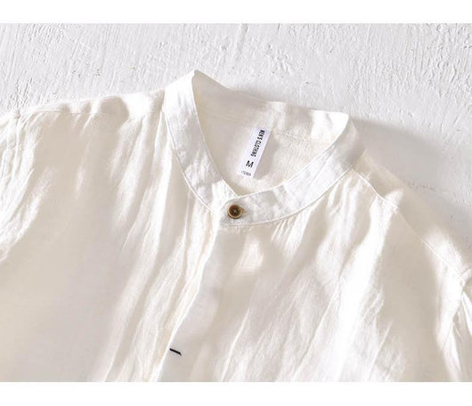 Camisa de Lino Manga Larga Clásica - Image 21