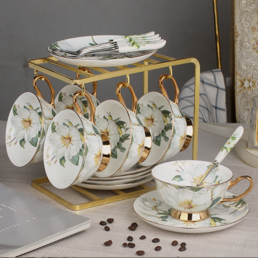 Juego de Tazas de Cerámica Europeas para Café - Image 6