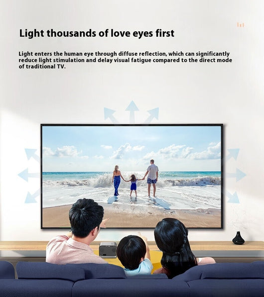 Pantalla de Proyección Inteligente 4K Portátil para Cine en Casa - Image 9