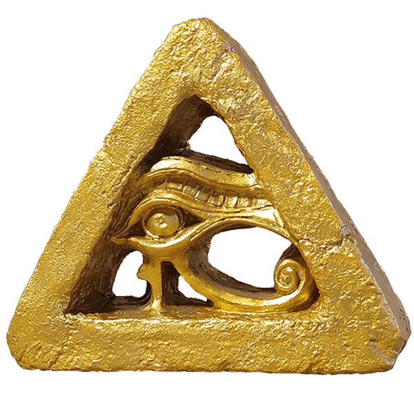 Estatua del Ojo de Horus Egipcio - Figura Decorativa de Resina Wedjat