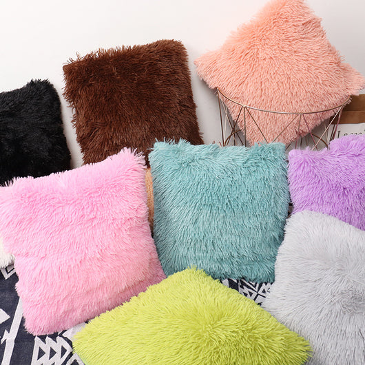 Almohada de Cristal Suave en Colores Lisos - Image 3