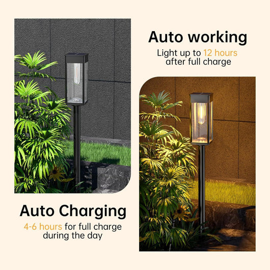 Lámpara Solar para Jardín con Filamento de Tungsteno - Image 12