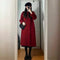 Abrigo de Lana Estilo Hepburn Petite de Largo Medio