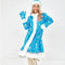 Roupa Feminina Azul Natal Tamanho Único