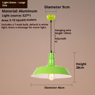 Lámpara Colgante Minimalista Nórdica para Restaurante y Cafetería Estilo Americano - Image 7