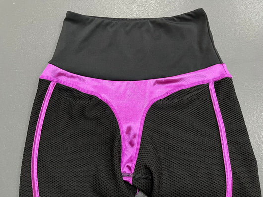 Pantalones Yoga Levantacaderas con Malla y Costuras Deportivas para Mujer - Image 14