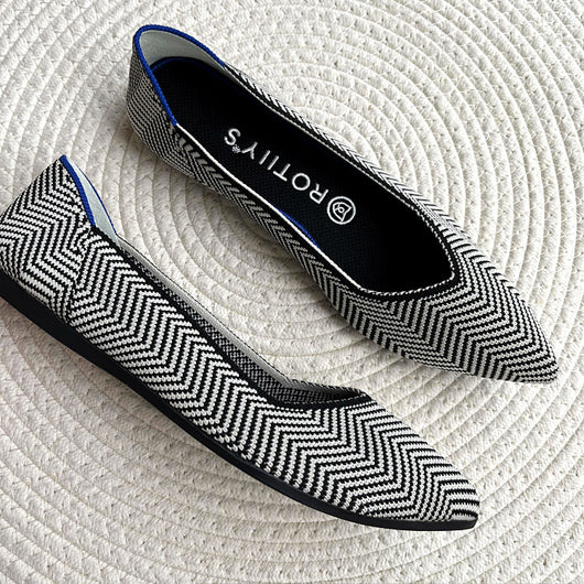 Zapatos de Tacón Punta Fina Tejidos Livianos para Mujer - Image 54