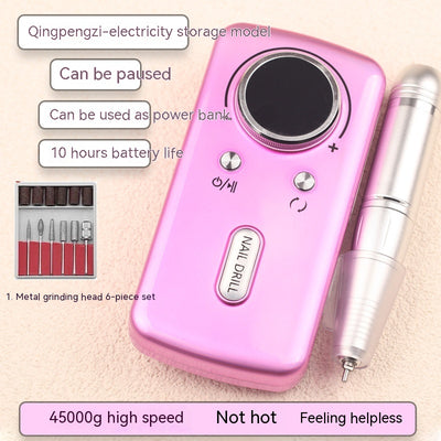 Removedor de Esmalte Eléctrico Profesional Japonés con Pulidor de Uñas - Image 8