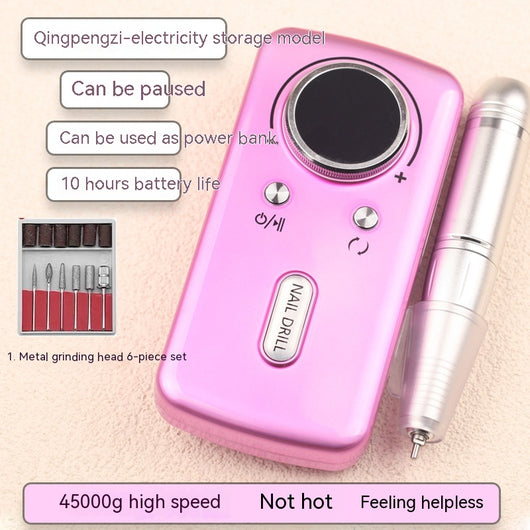 Removedor de Esmalte Eléctrico Profesional Japonés con Pulidor de Uñas - Image 8