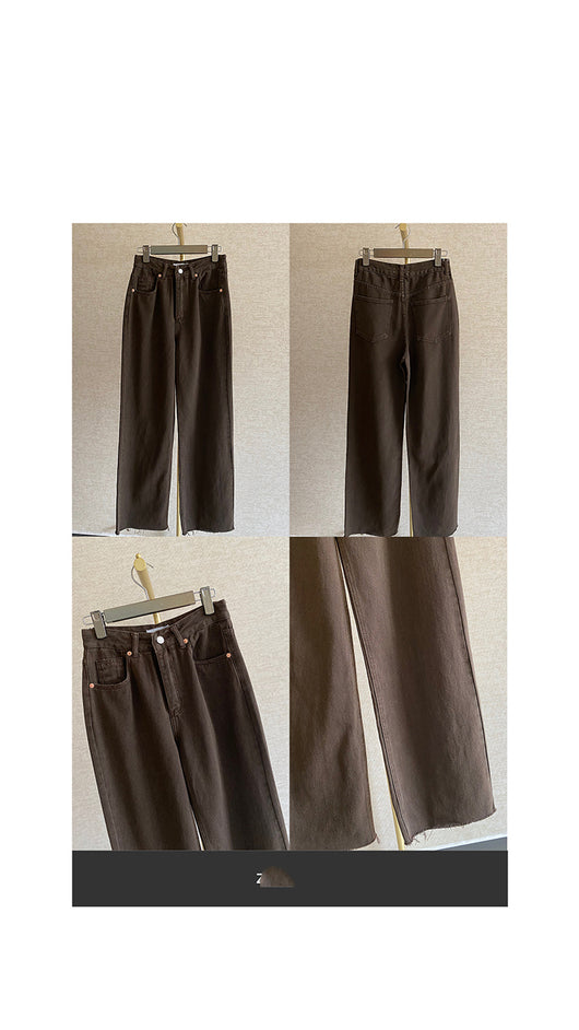 Jeans Retro Cintura Alta Ancha con Corte Slim - Image 4