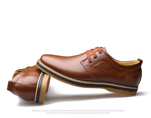 Zapatos de Cuero Artesanales para Hombre con Punta Redonda y Cordones - Image 9