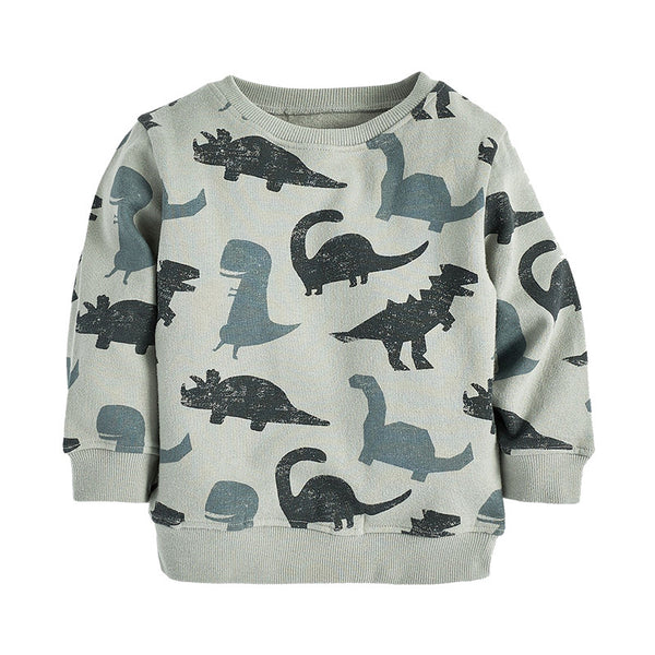 Suéter Infantil Dinosaurio Terry con Mangas Largas