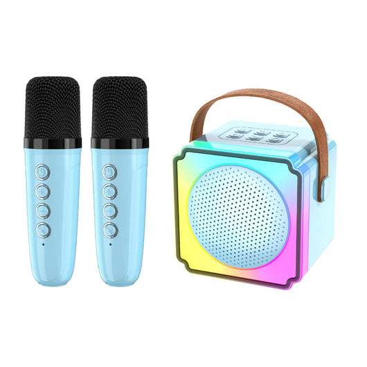 Micrófono Karaoke Doble con Parlante para Interiores y Exteriores - Image 7