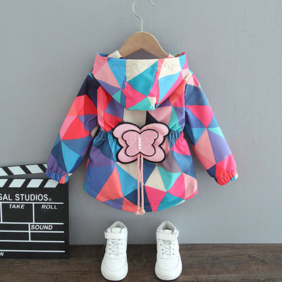 Chaqueta Cortaviento Ligera con Capucha para Niños - Image 12