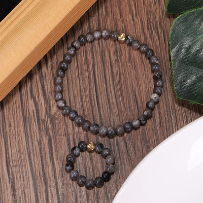 Conjunto de Pulsera y Anillo Elástico con Piedras Flash 4MM - Image 13