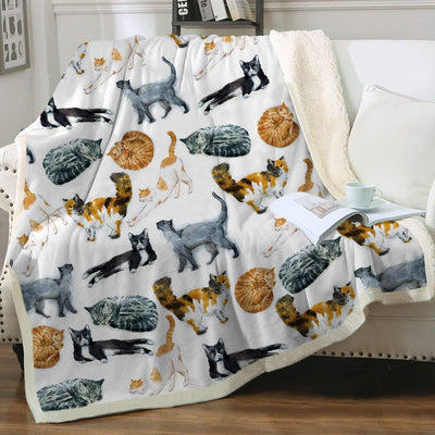 Manta Sherpa para Niños con Estampado de Animales - Doble Capa - Image 24