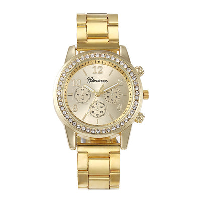 Conjunto de Lujo Combinable con Diamantes y Brillantes Grandes para Mujer - Caja de Cinco Piezas - Image 5