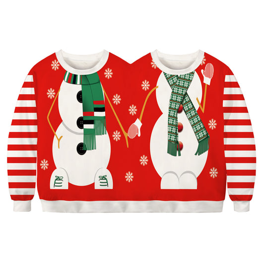 Pijama Navideño 3D para Parejas con Estampado Digital - Image 10
