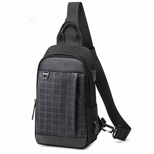 Bolsa Mensajero Minimalista para Hombre en Poliéster - Image 3