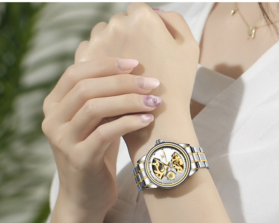 Reloj Mecánico Automático de Cristal Hueco - Image 12