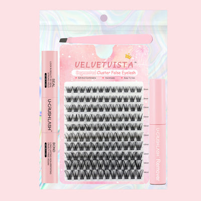 Set de Pestañas Postizas Rizadas Extra Volumen