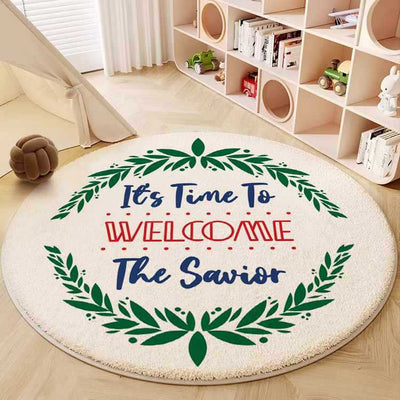 Alfombra Redonda Suave para Habitación Infantil y Sala de Estar - Image 13