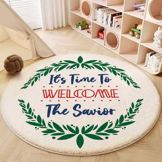 Alfombra Redonda Suave para Habitación Infantil y Sala de Estar - Image 13