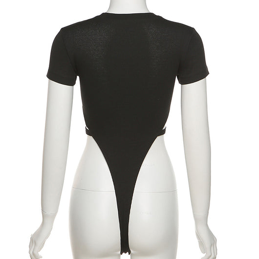 Body Estampado Cuello Redondo Sexy - Image 5