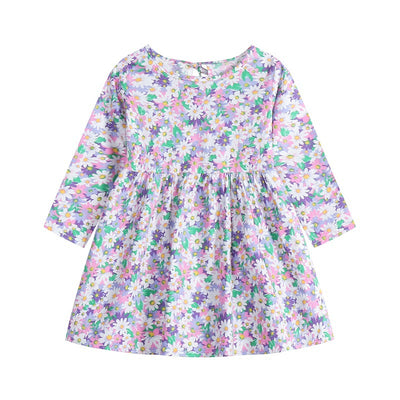 Vestido Infantil Estilo Coreano con Flores y Detalles de Princesa - Image 13