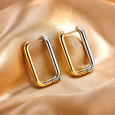 Aretes Dorados Degradados en Acero Titanio - Diseño Exclusivo Hipoalergénico - Image 20