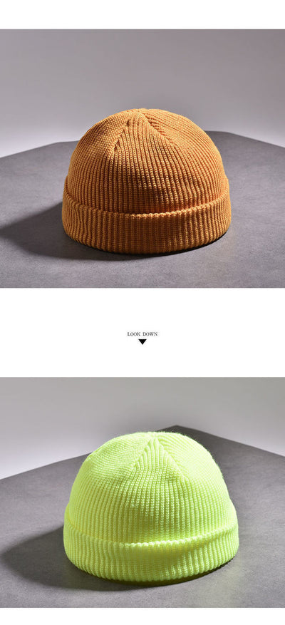Gorro de Lana Tejido Estilo Coreano para Otoño e Invierno - Image 23