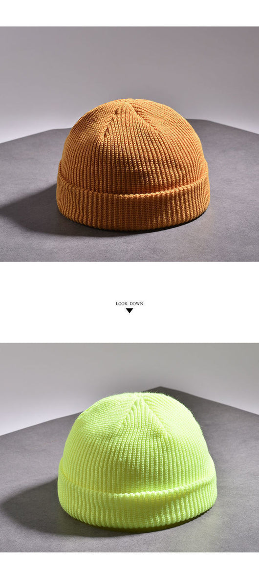 Gorro de Lana Tejido Estilo Coreano para Otoño e Invierno - Image 23